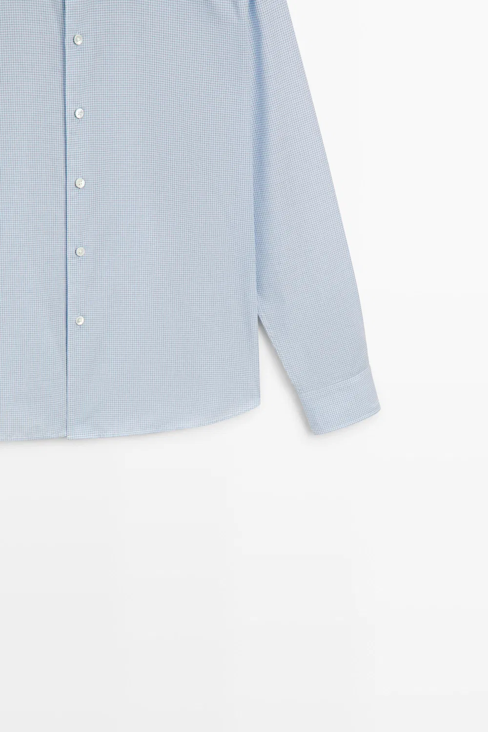 картинка Рубашка Massimo Dutti 100% Cotton Regular Fit Plaid, синий от магазина Одежда+