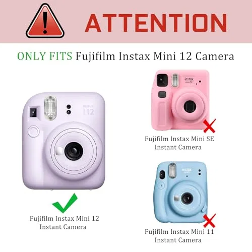 картинка Чехол из искусственной кожи для камеры Fujifilm Instax Mini 12 от магазина Одежда+