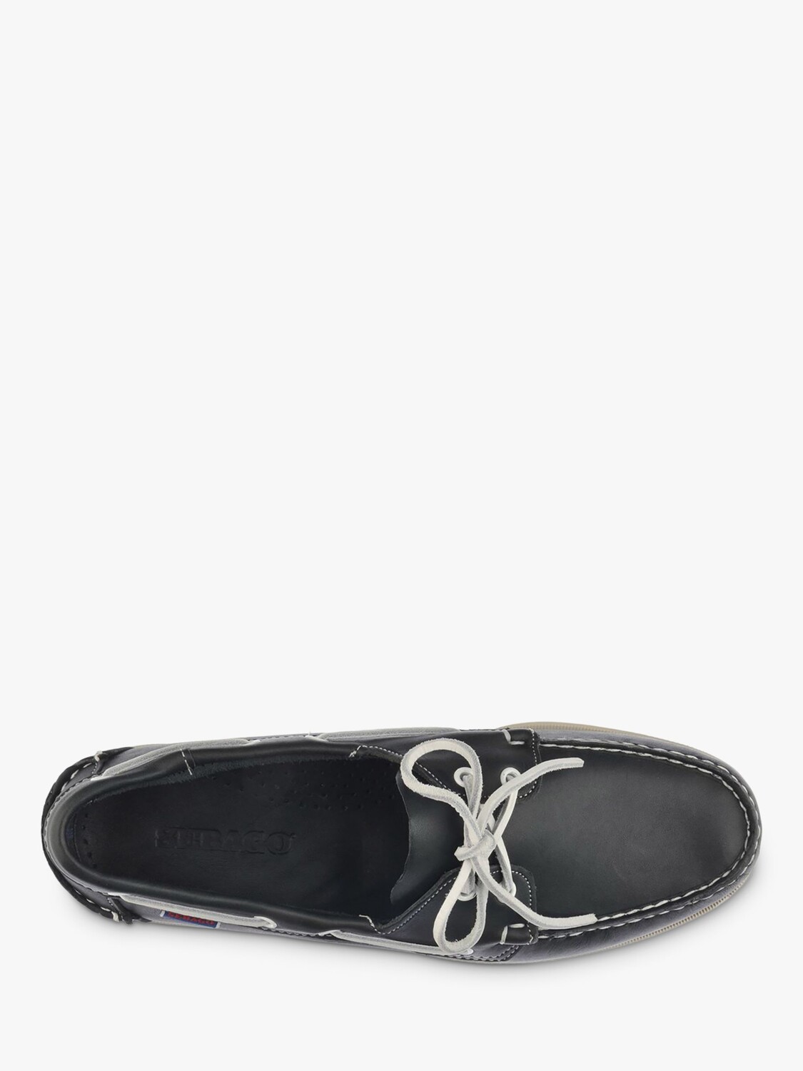 картинка Sebago Docksides Портлендские кожаные топсайдеры, темно-синий от магазина Одежда+