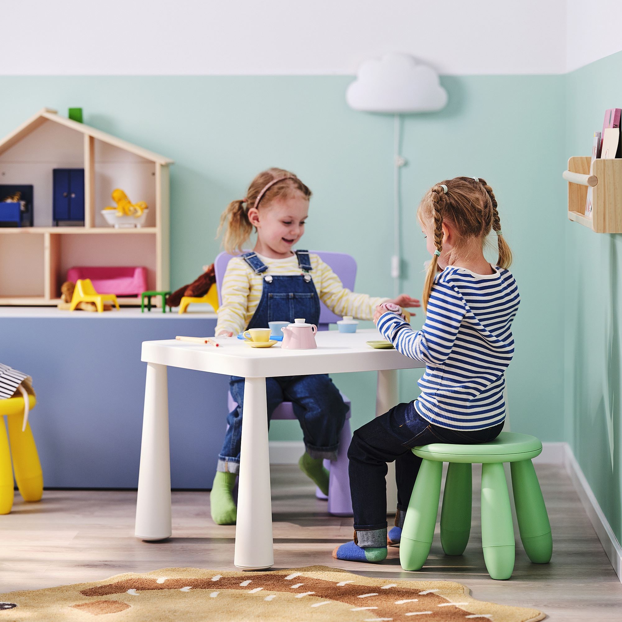 картинка Детский стул MAMMUT IKEA, светло-зеленый от магазина Одежда+