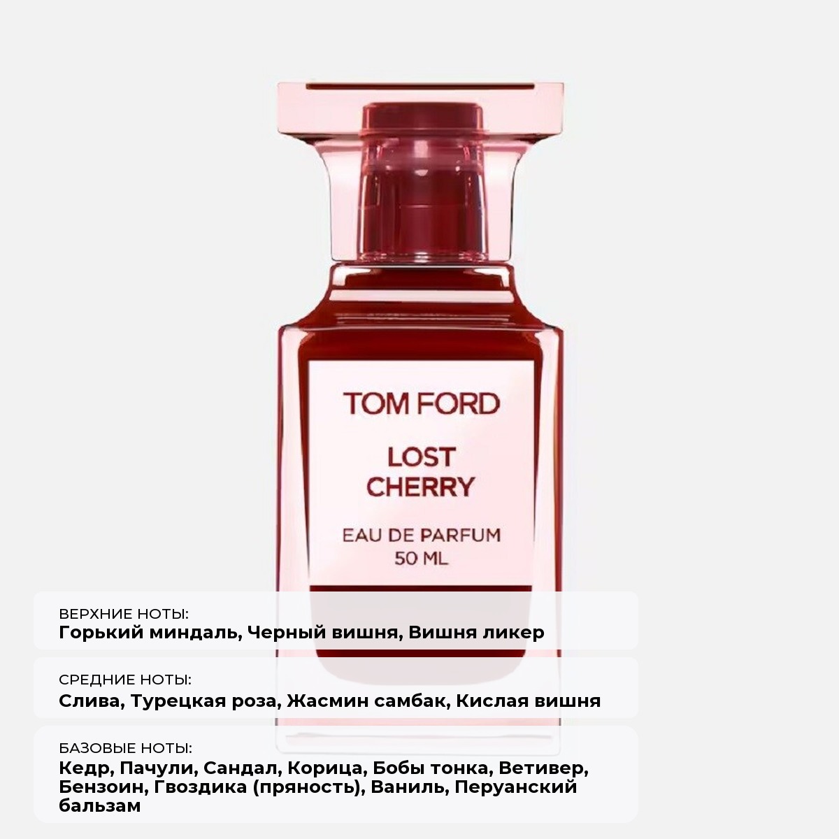 картинка Tom Ford Lost Cherry: Парфюмерная вода от магазина Одежда+