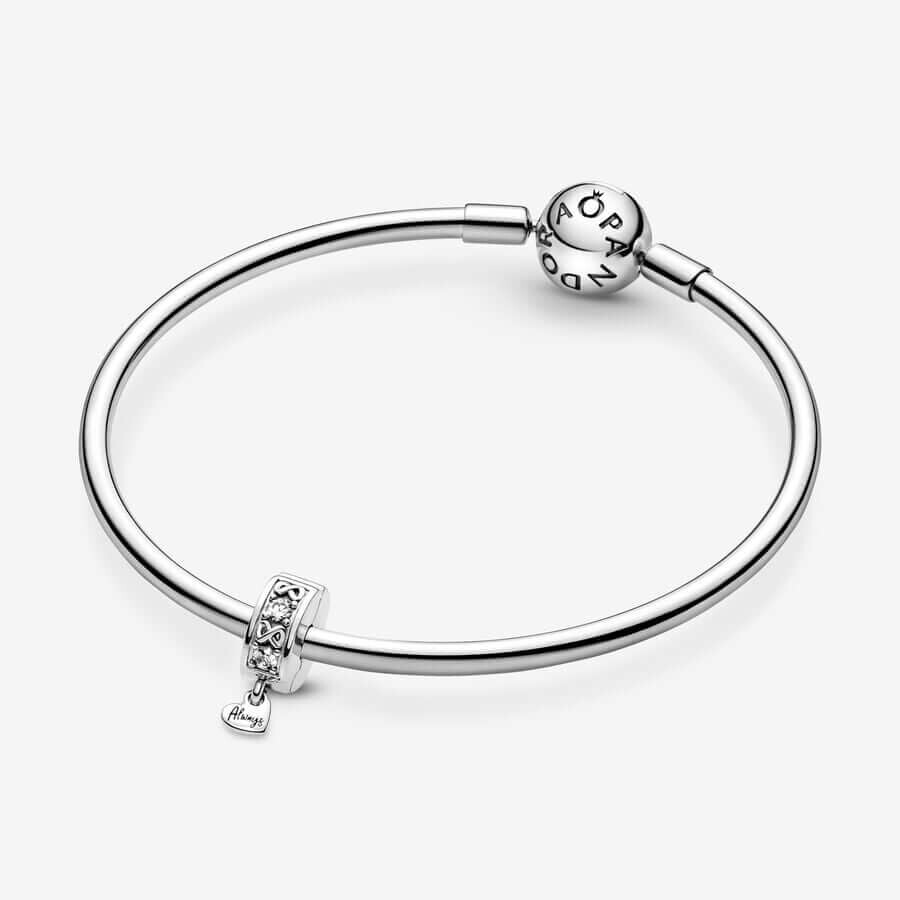 картинка Шарм-клипса Pandora Moments Family Always Pavé, серебро/прозрачный от магазина Одежда+