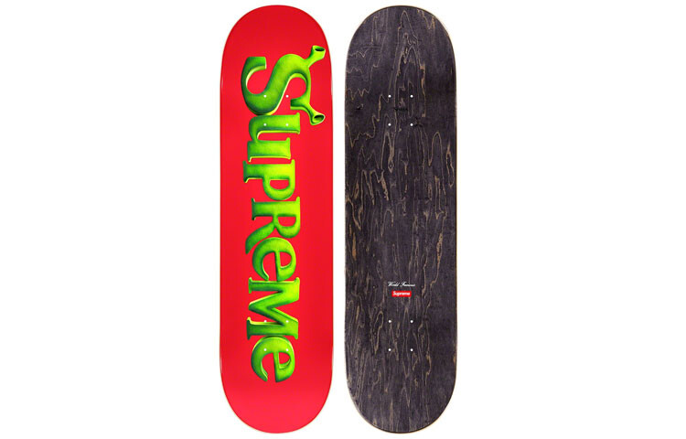 картинка Скейтборд Supreme, черный / зеленый от магазина Одежда+