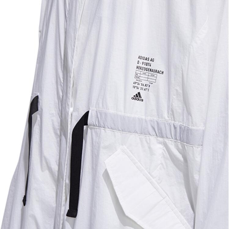 картинка Длинная куртка adidas STY Long JKT, белая от магазина Одежда+