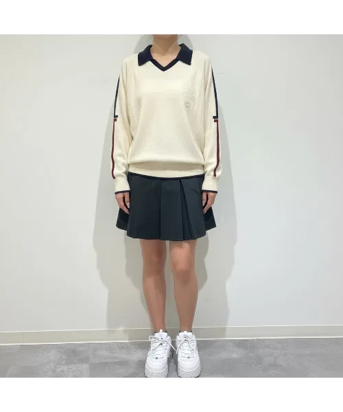 картинка Женская плиссированная юбка FILA чёрная от магазина Одежда+