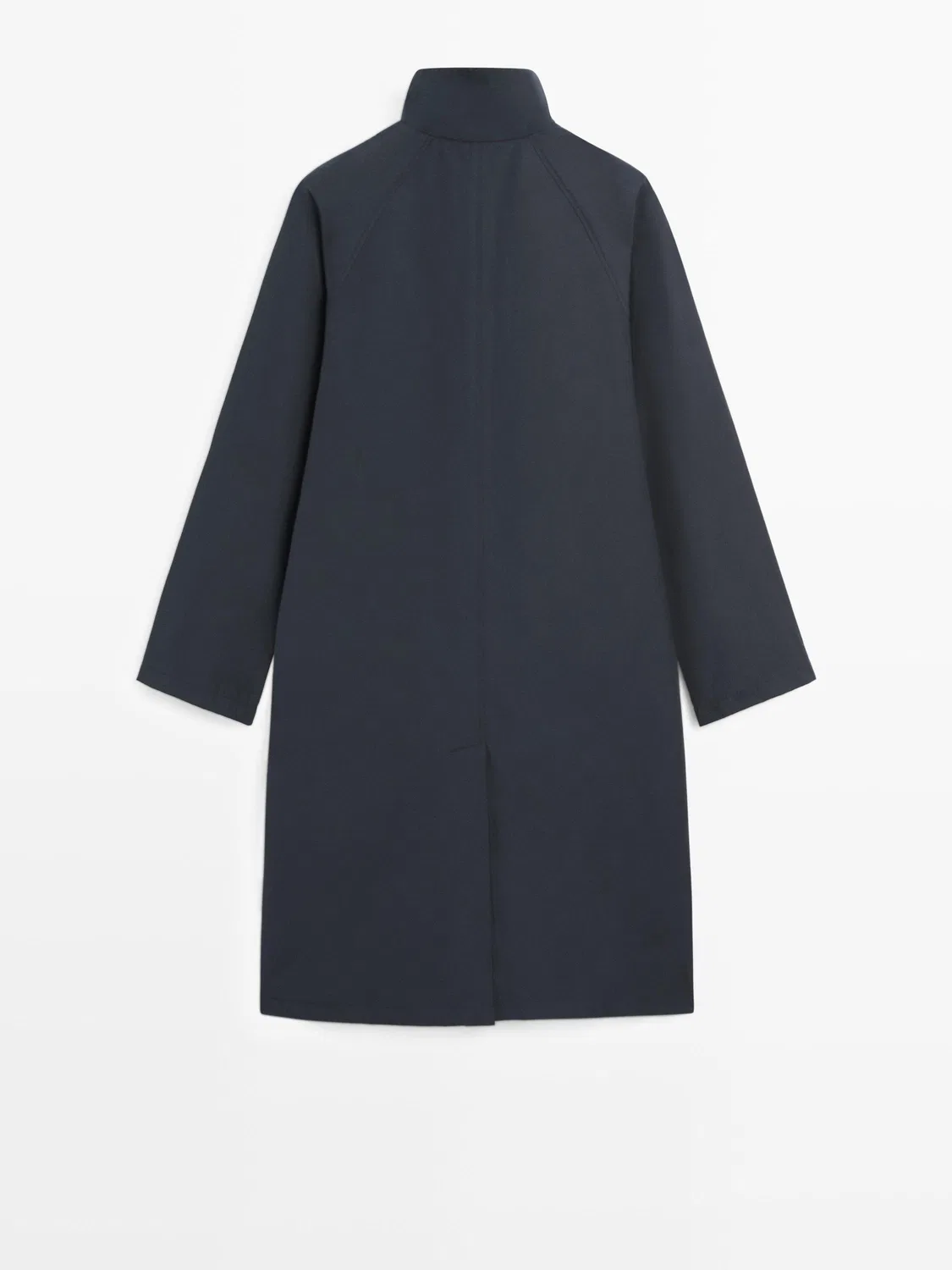 картинка Тренч Massimo Dutti, верхняя одежда, технический, темно-синий от магазина Одежда+