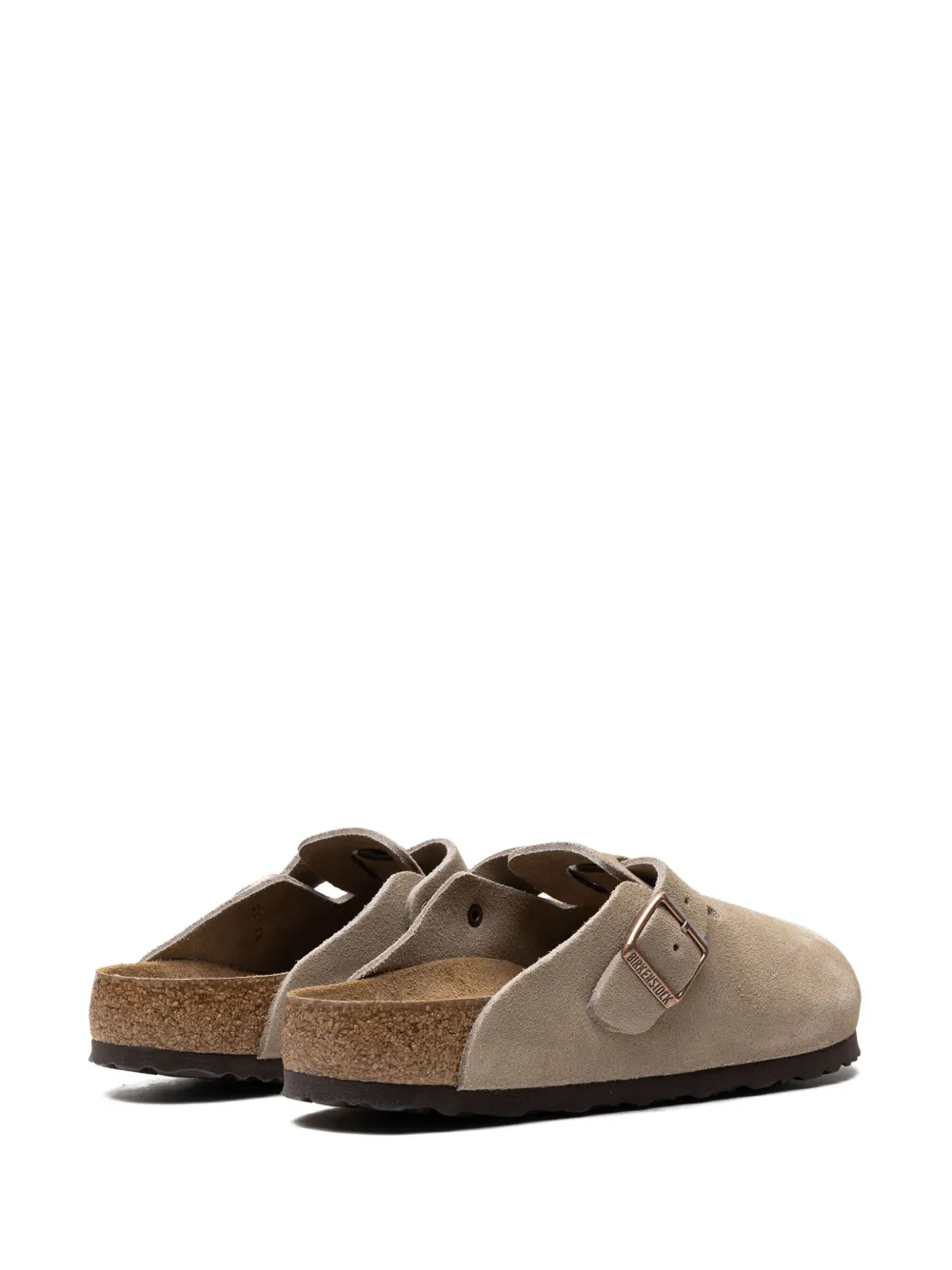 картинка Сандалии BIRKENSTOCK Boston, серо-бежевые от магазина Одежда+