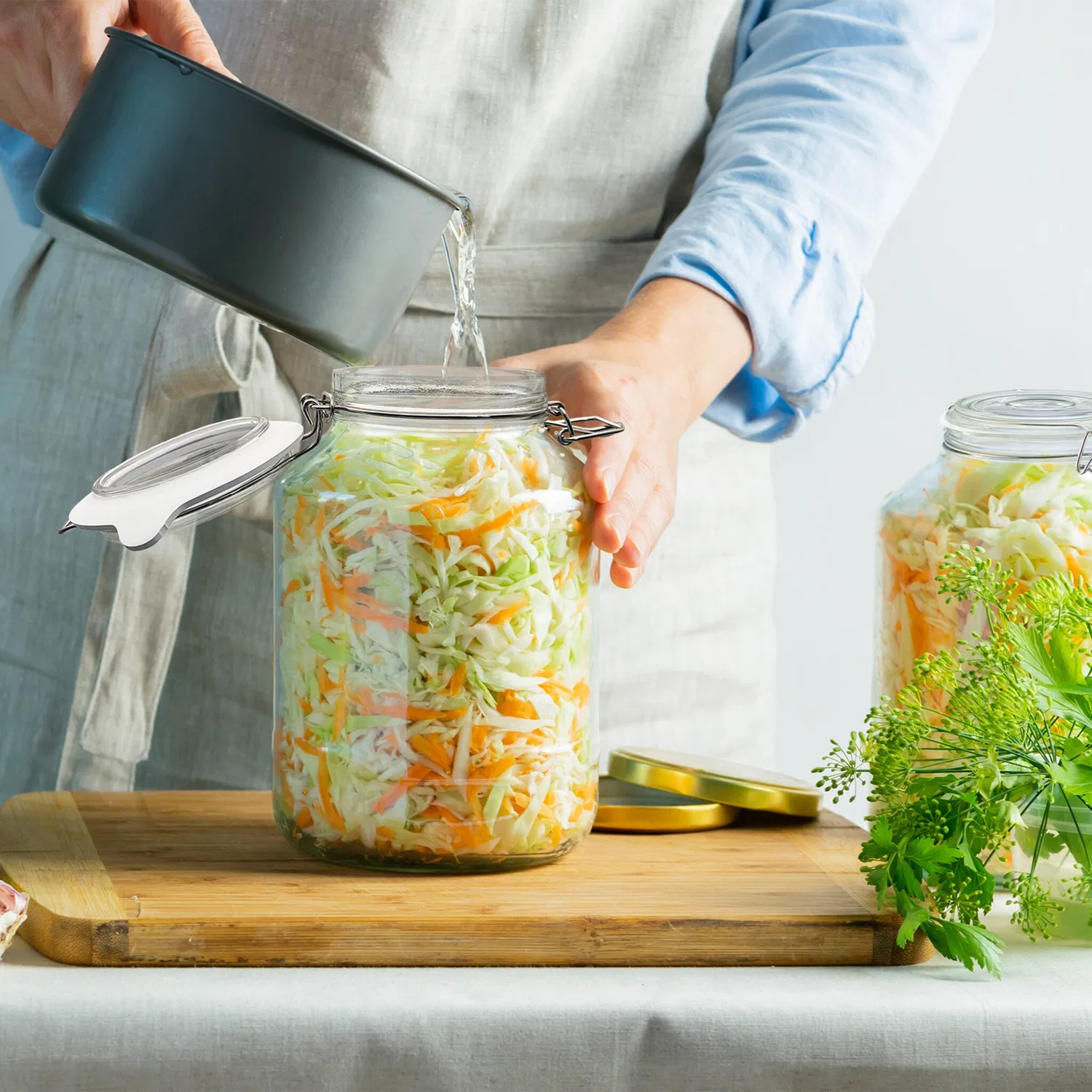картинка Банка для ферментации 5 л WESTMARK, Transparent от магазина Одежда+