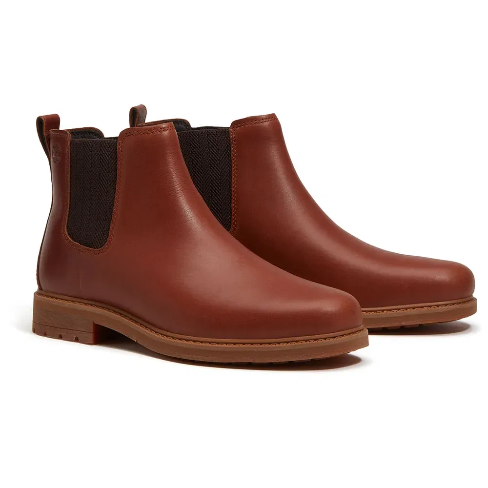 картинка Мужские ботинки-челси с моделью Stormbucks Mid Timberland, Brown от магазина Одежда+