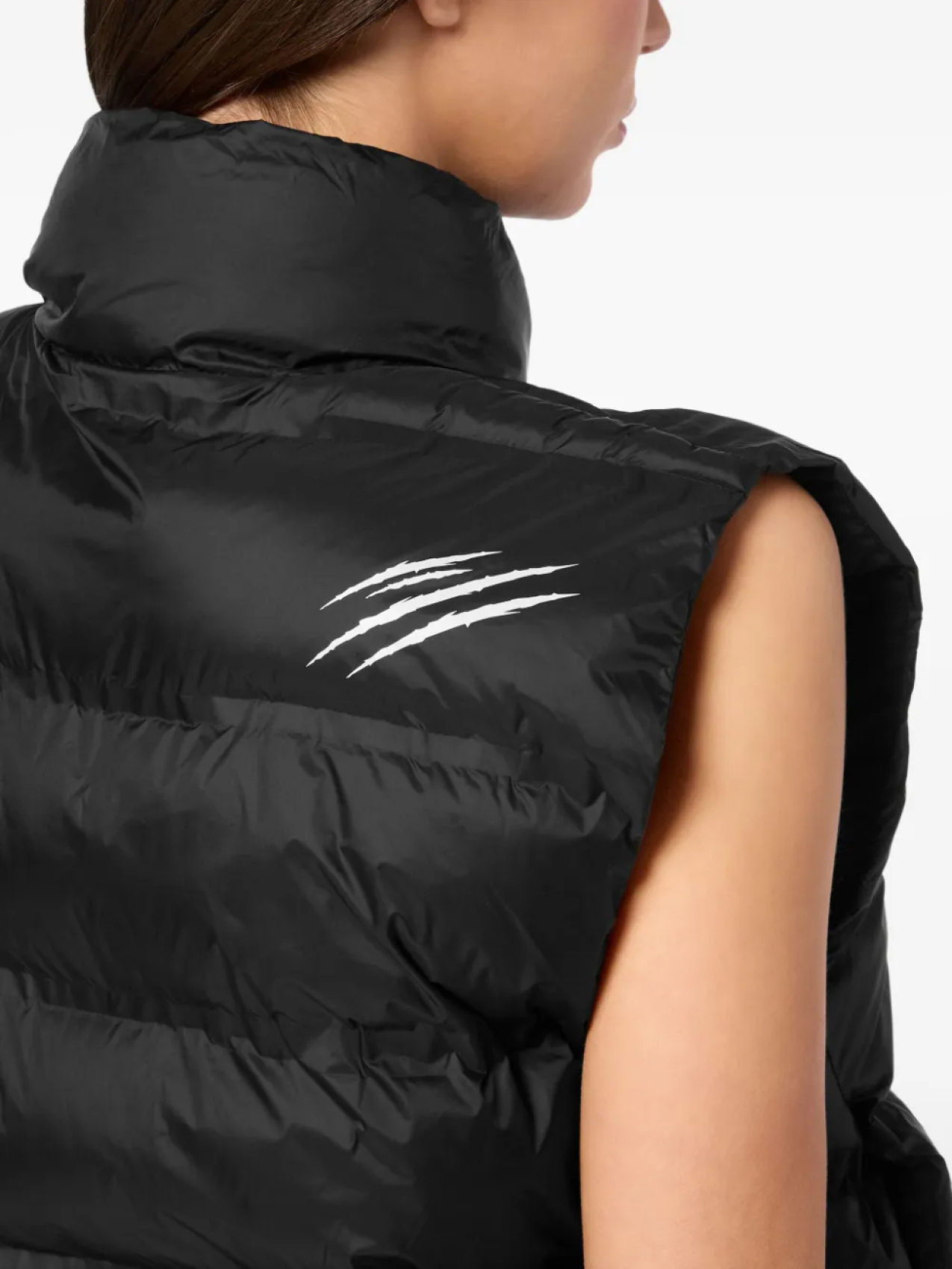 картинка Жилет Plein Sport Lightweight Padded Scratch, черный от магазина Одежда+