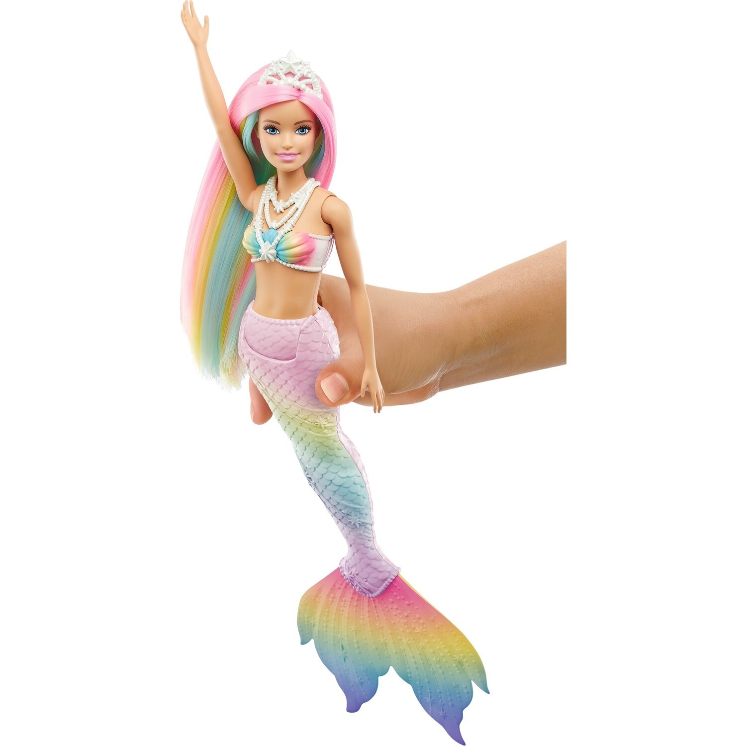 картинка Кукла Barbie Dreamtopia Волшебная русалка меняющая цвет от магазина Одежда+