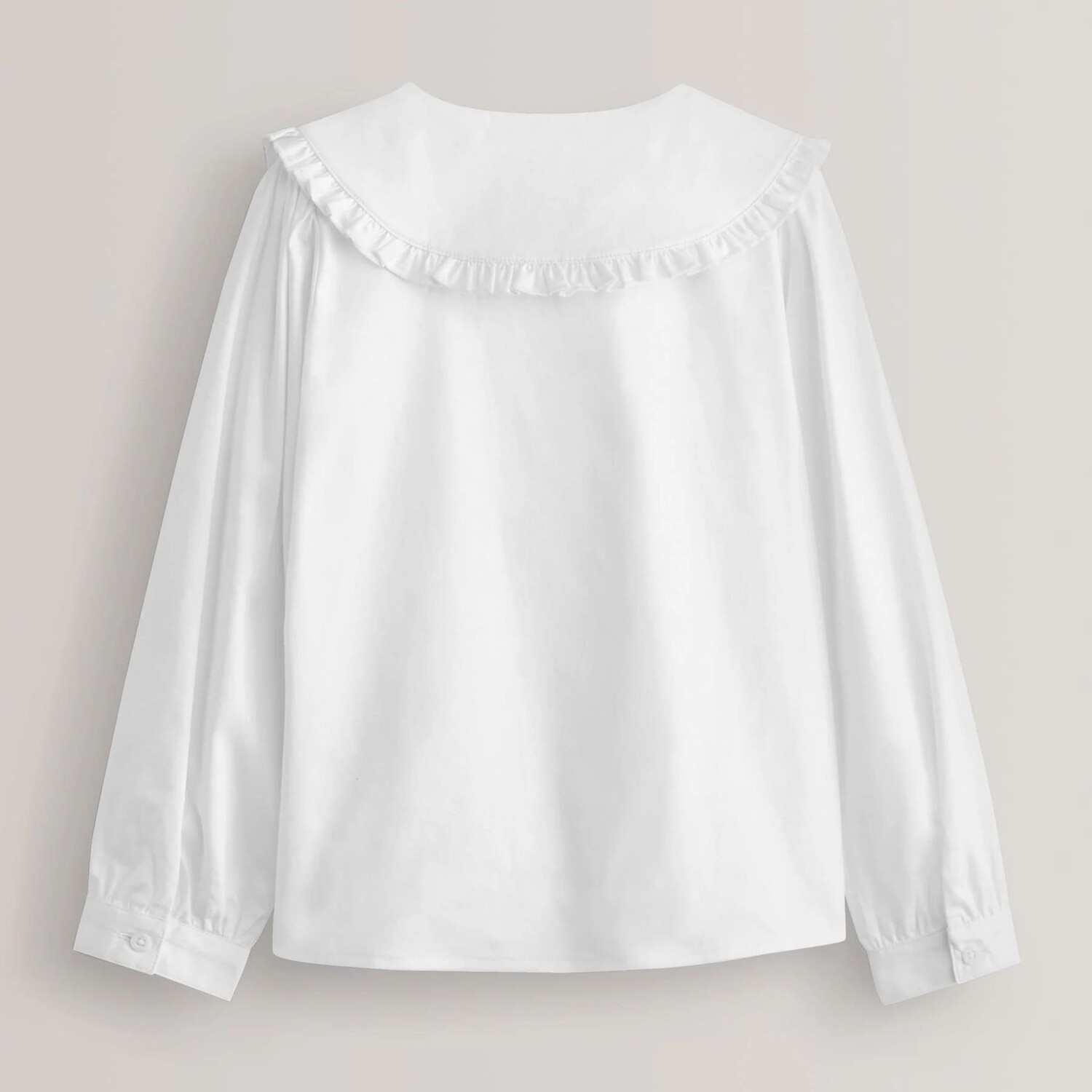 картинка Блузка Next School Stretch Pretty Collar, белый от магазина Одежда+