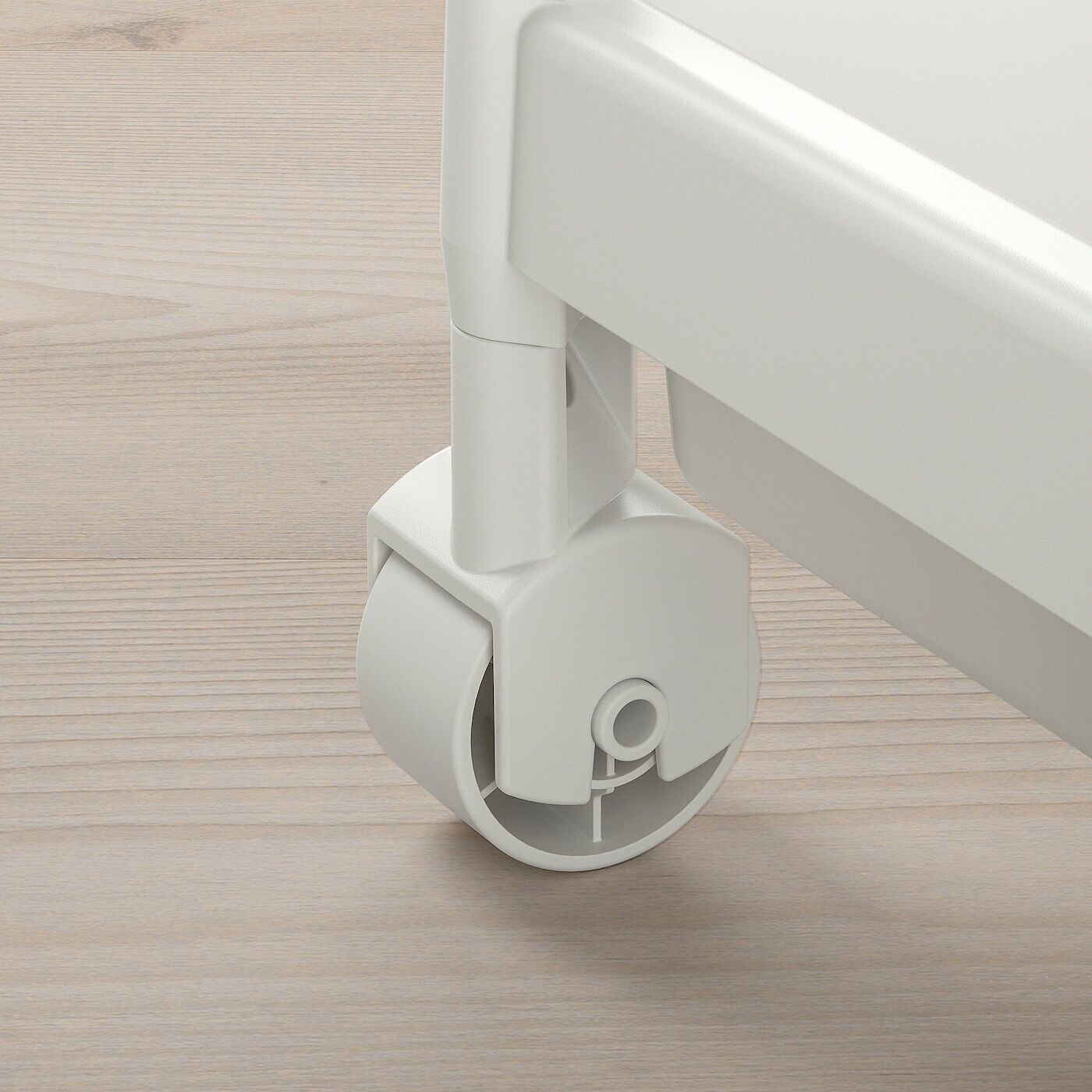 картинка Тележка, белая, 54x18x71 см, VESKEN IKEA от магазина Одежда+