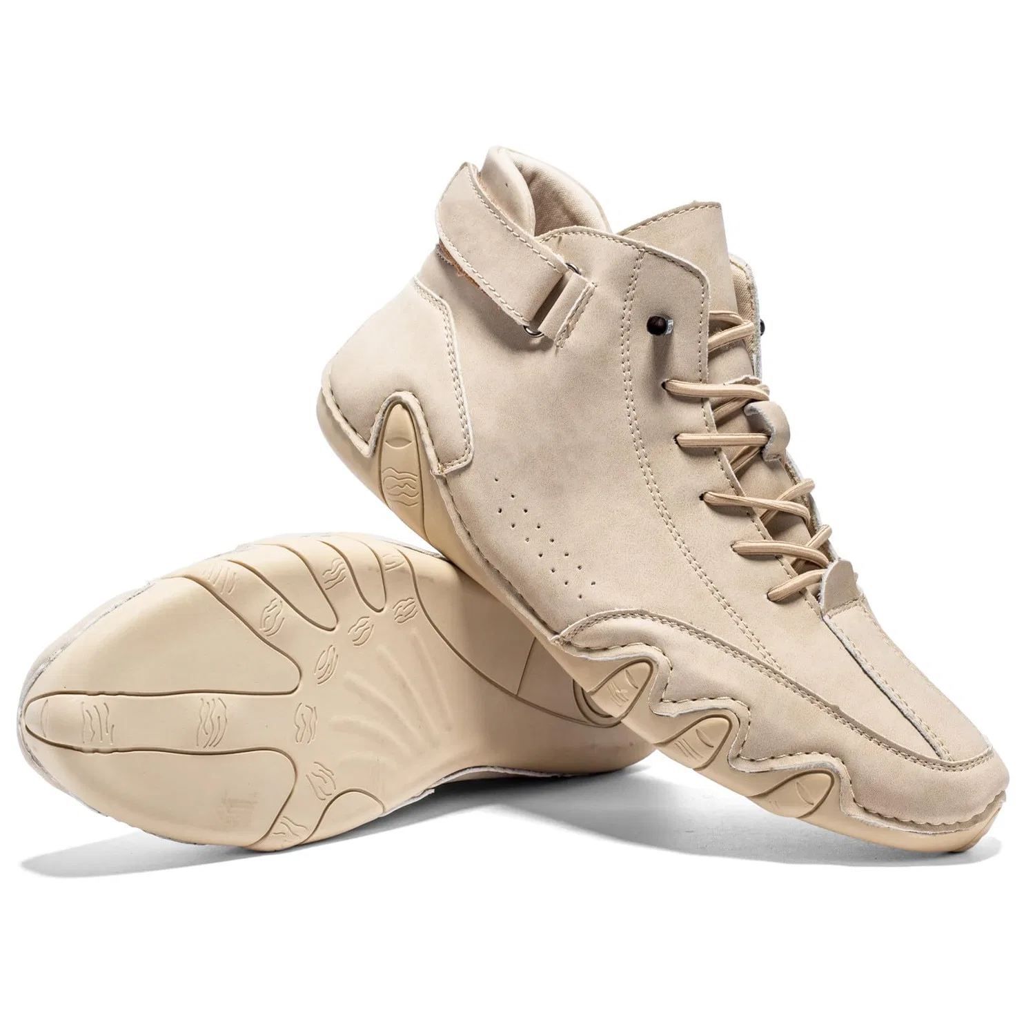 картинка Мужские эспадрильи на шнуровке Barfußschuhe Weiß, Beige от магазина Одежда+