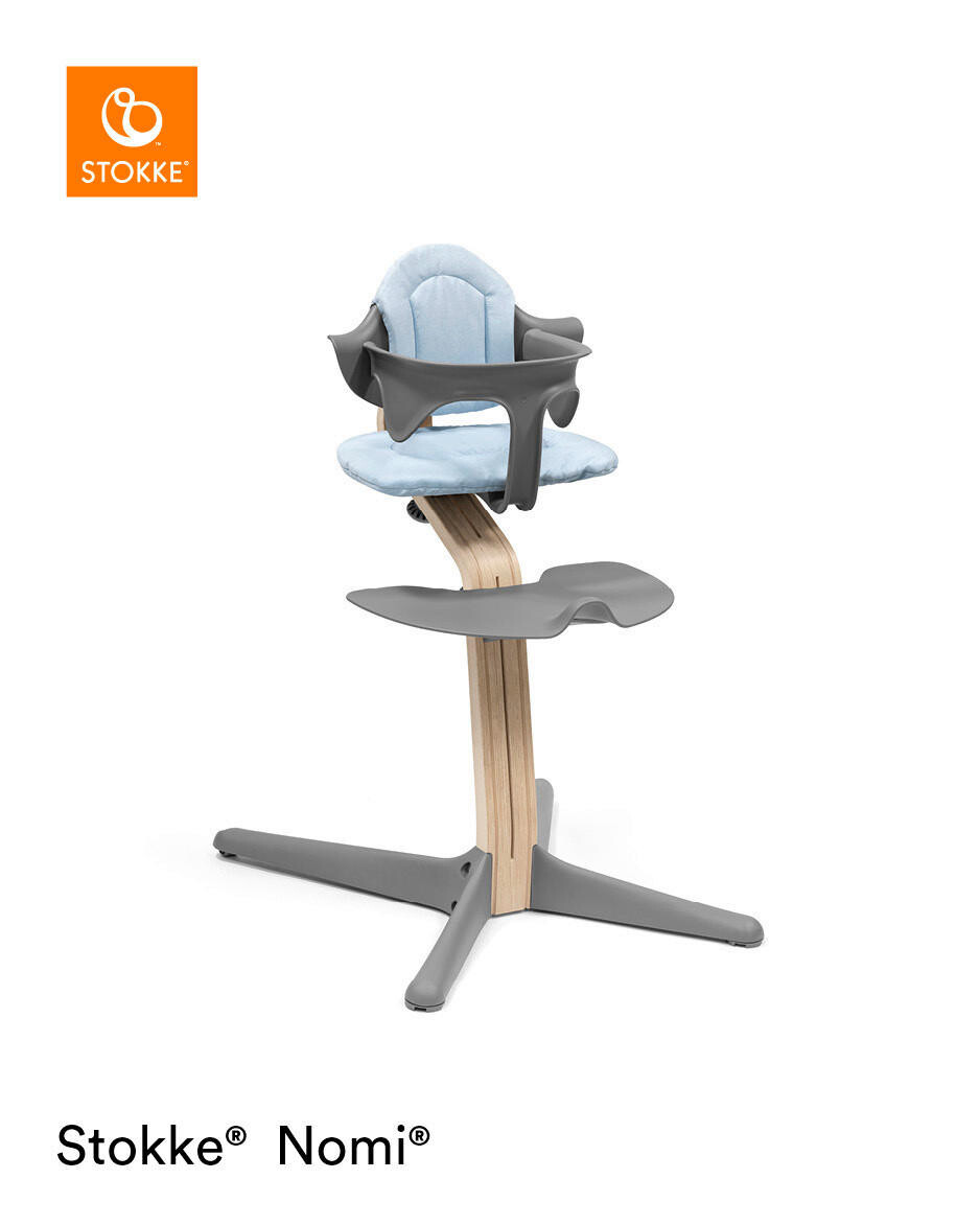 картинка Стульчик nomi grey натуральный цвет Stokke, серый/бежевый от магазина Одежда+