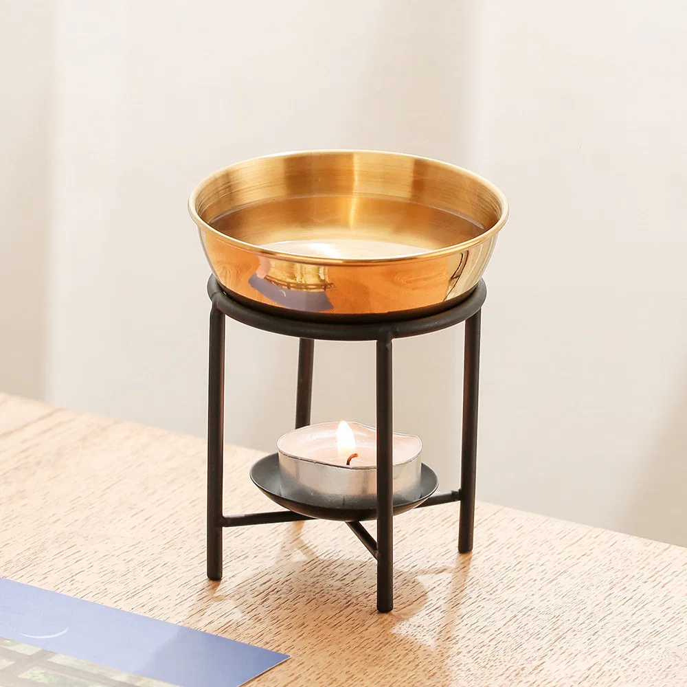 картинка Аромалампа металлическая R70, Черно-Золотой от магазина Одежда+