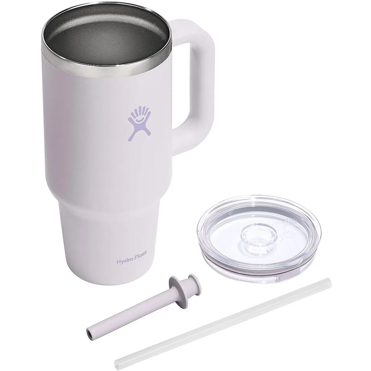 картинка Термокружка с прозрачной крышкой Hydro Flask, Cloud Pink от магазина Одежда+