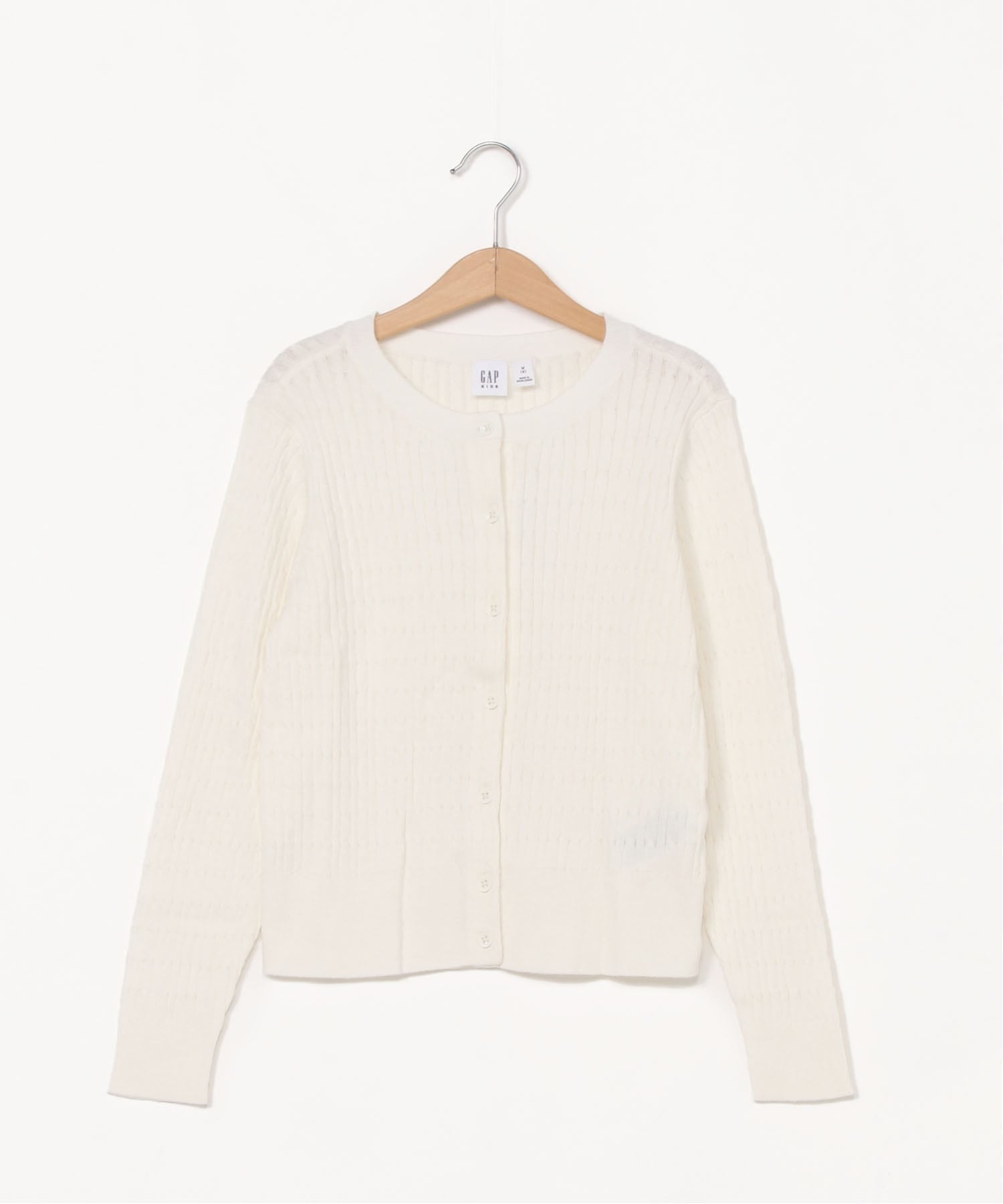 картинка (K) Единый кардиган (детский) GAP, NEW_OFF_WHITE от магазина Одежда+