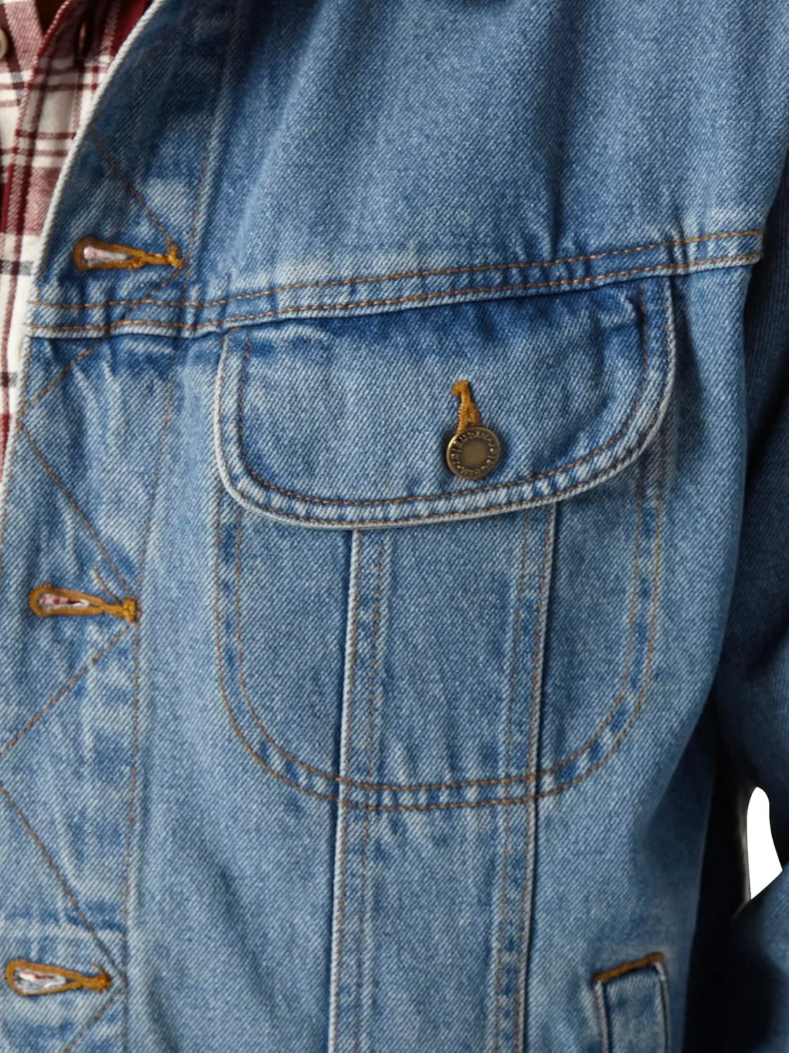 картинка Джинсовая куртка Wrangler Rugged Wear без подкладки, индиго от магазина Одежда+