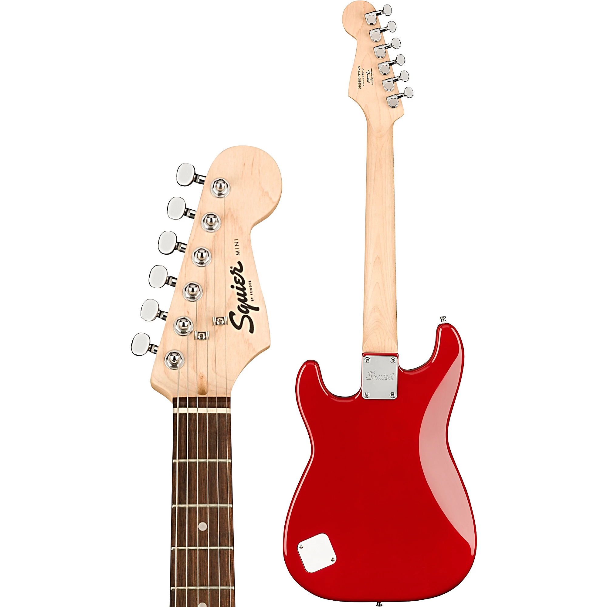 картинка Электрогитара Squier Affinity Mini Stratocaster V2, Dakota Red от магазина Одежда+