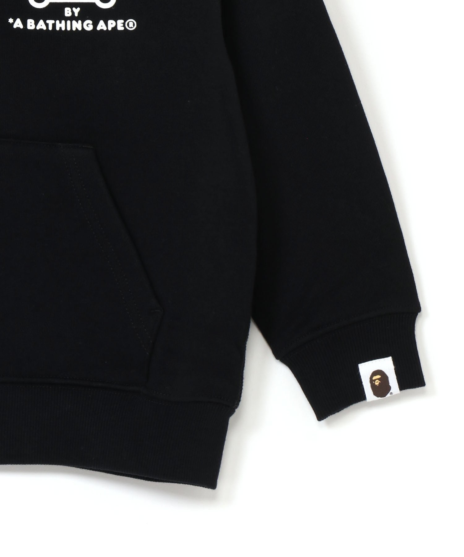картинка Худи на молнии Baby Milo Friends A BATHING APE, BLACK от магазина Одежда+
