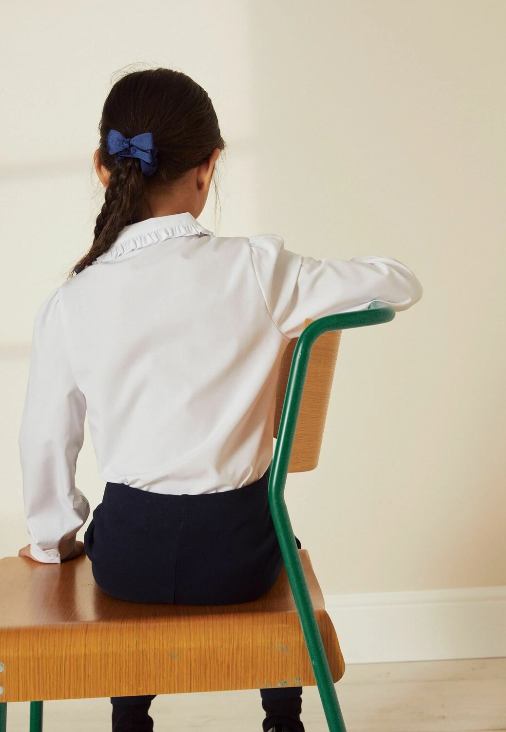 картинка Блузка Next School Stretch Pretty Collar, белый от магазина Одежда+