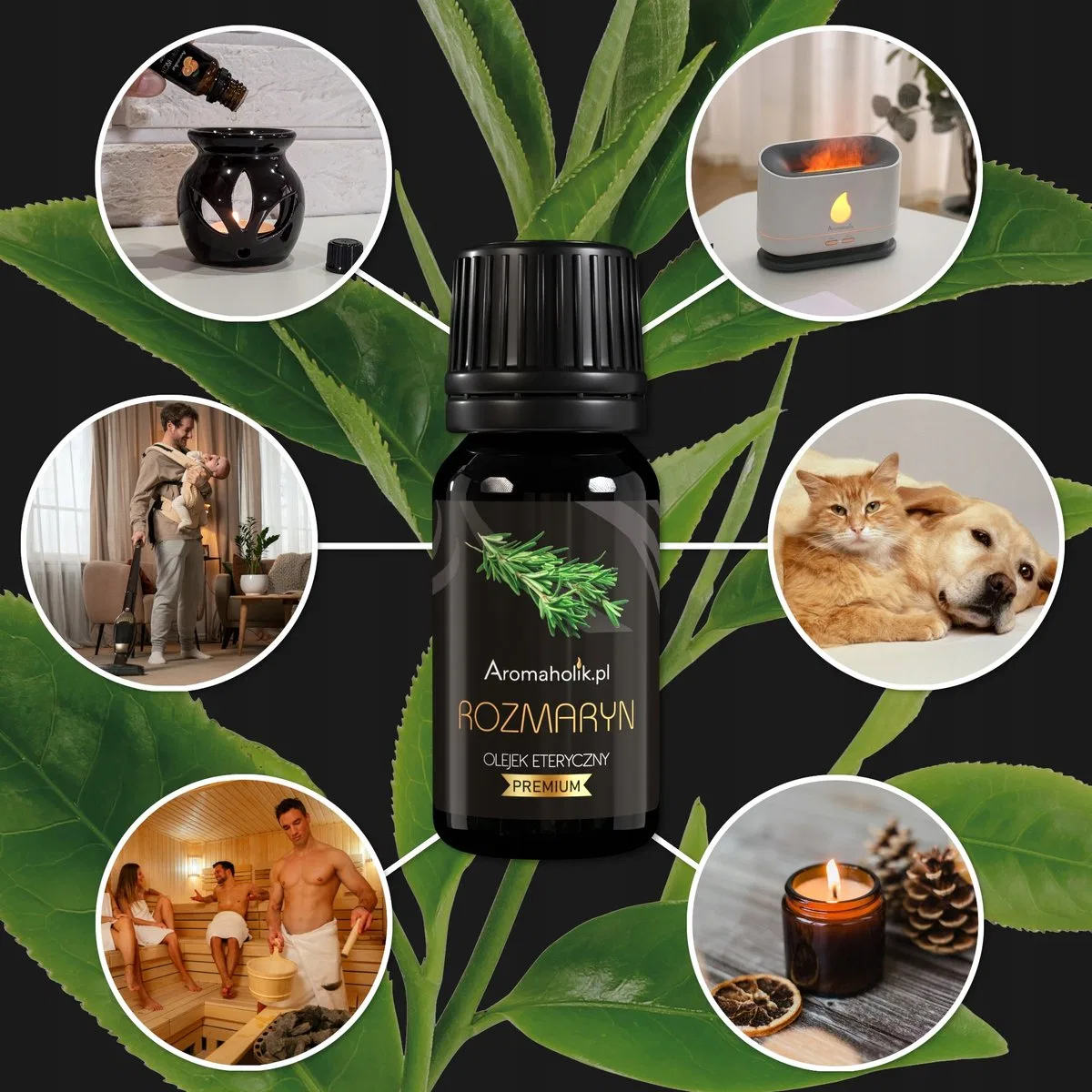 картинка Эфирное масло розмарина 10 мл Aromaholik от магазина Одежда+