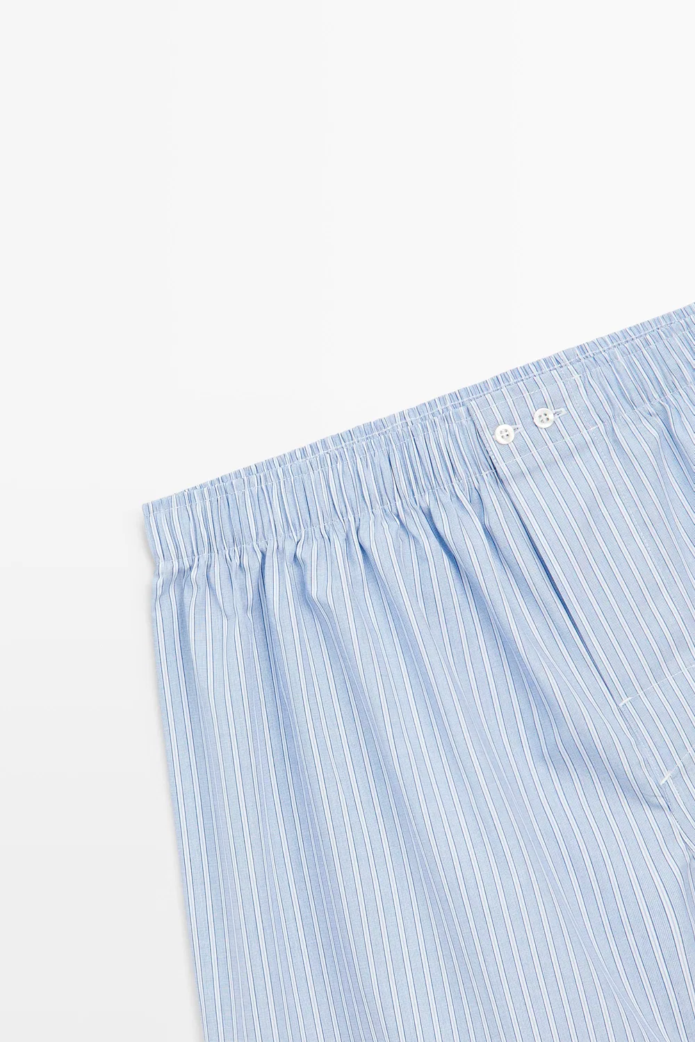 картинка Боксеры Massimo Dutti 100% Cotton Striped, небесно-голубой от магазина Одежда+