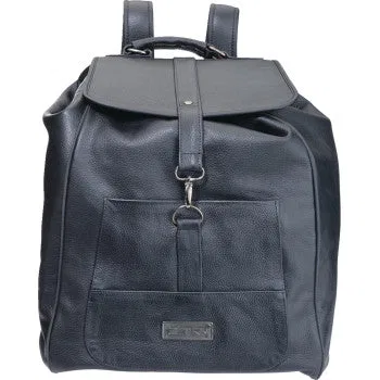 картинка Рюкзак кожаный с кулиской Z1R, Black от магазина Одежда+