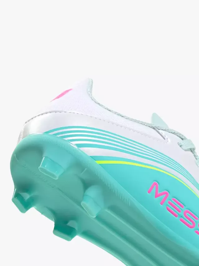 картинка Детские футбольные бутсы F50 Messi League, белые/разноцветные adidas от магазина Одежда+