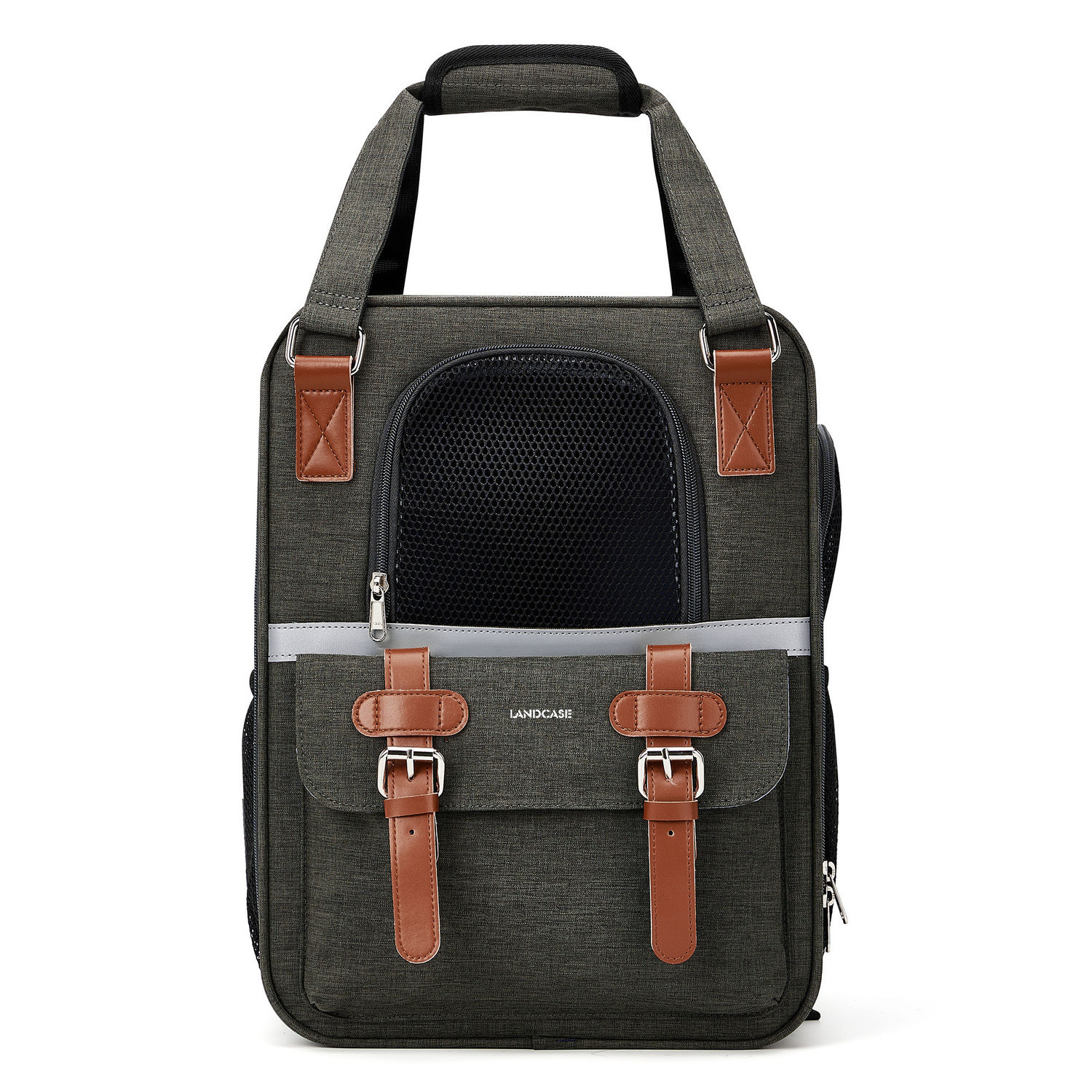 картинка Рюкзаки-переноски для домашних животных LANDCASE, серый от магазина Одежда+