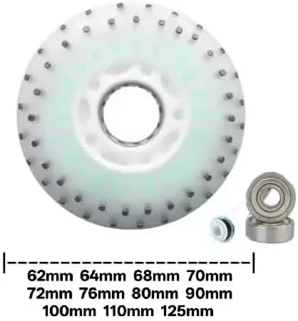 картинка Светящиеся колёса для роликовых коньков 62mm, Green от магазина Одежда+