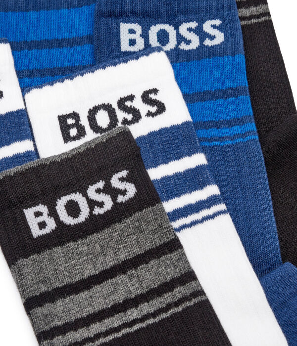 картинка Носки в рубчик Boss с полосками, 3 пары от магазина Одежда+