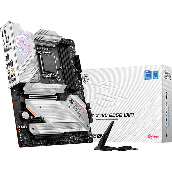 картинка Материнская плата MSI MPG Z790 Edge WiFi, DDR5, черный, белый от магазина Одежда+