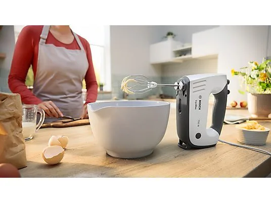 картинка Ручной миксер Bosch MFQ37400 750W, белый от магазина Одежда+