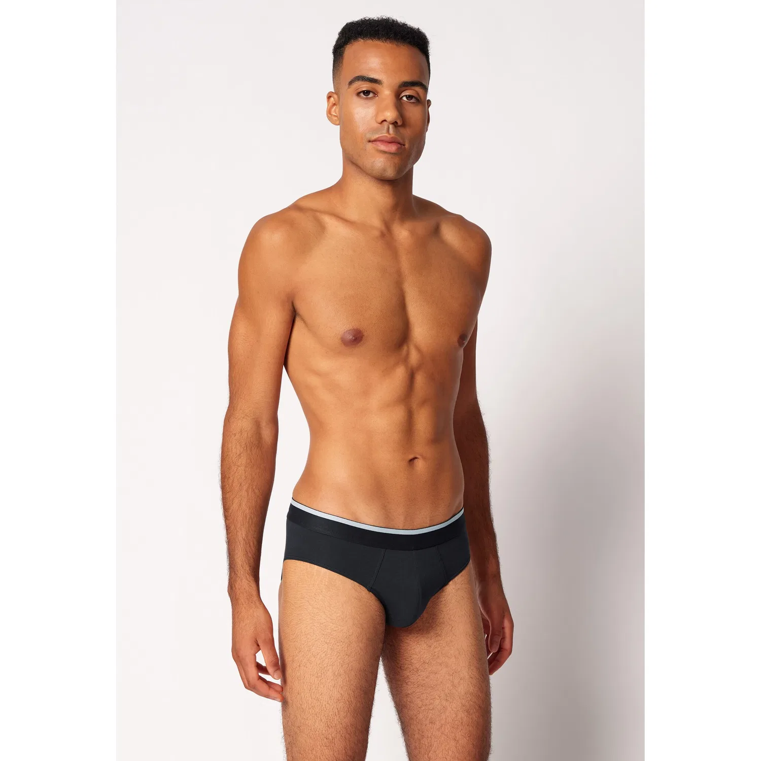 картинка Мужские трусы-слипы классические хлопковые Skiny, Olive/Blue/Black от магазина Одежда+