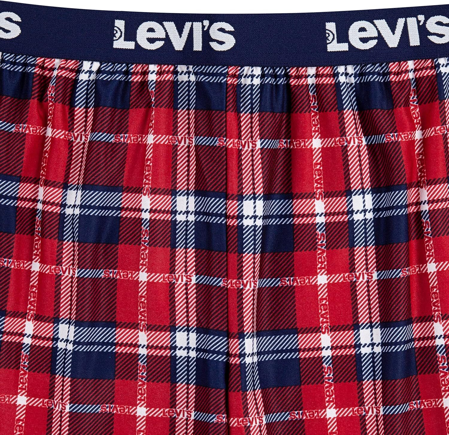 картинка Пижамные штаны Levi's для мальчиков, Chili Pepper Plaid от магазина Одежда+