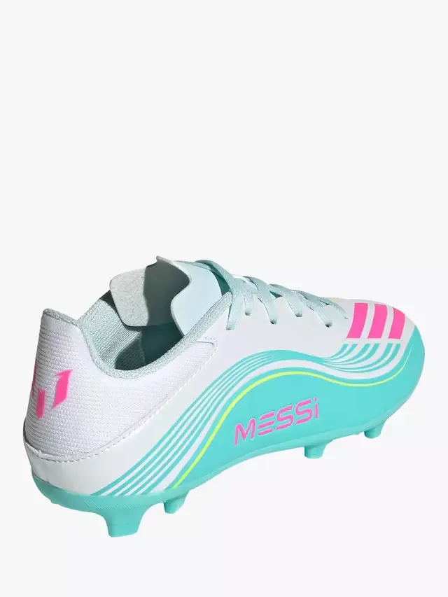 картинка Детские футбольные бутсы F50 Messi League, белые/разноцветные adidas от магазина Одежда+