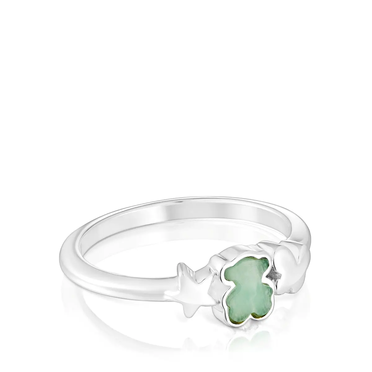 картинка Кольцо Tous Bold Motif With An Bear, серебро/амазонит от магазина Одежда+