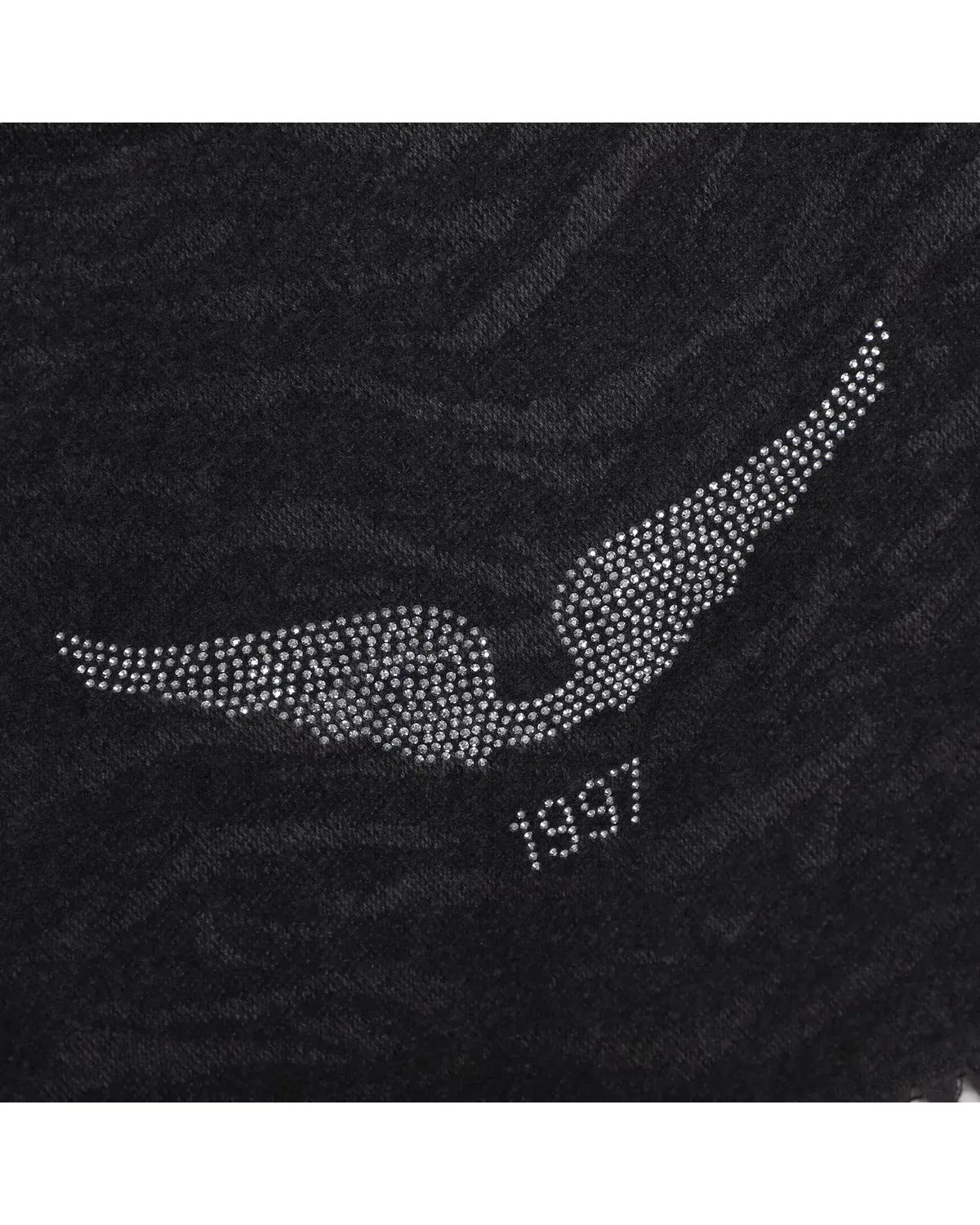 картинка Детский шарф с принтом Tiger Jacquard Zadig & Voltaire, Negro от магазина Одежда+