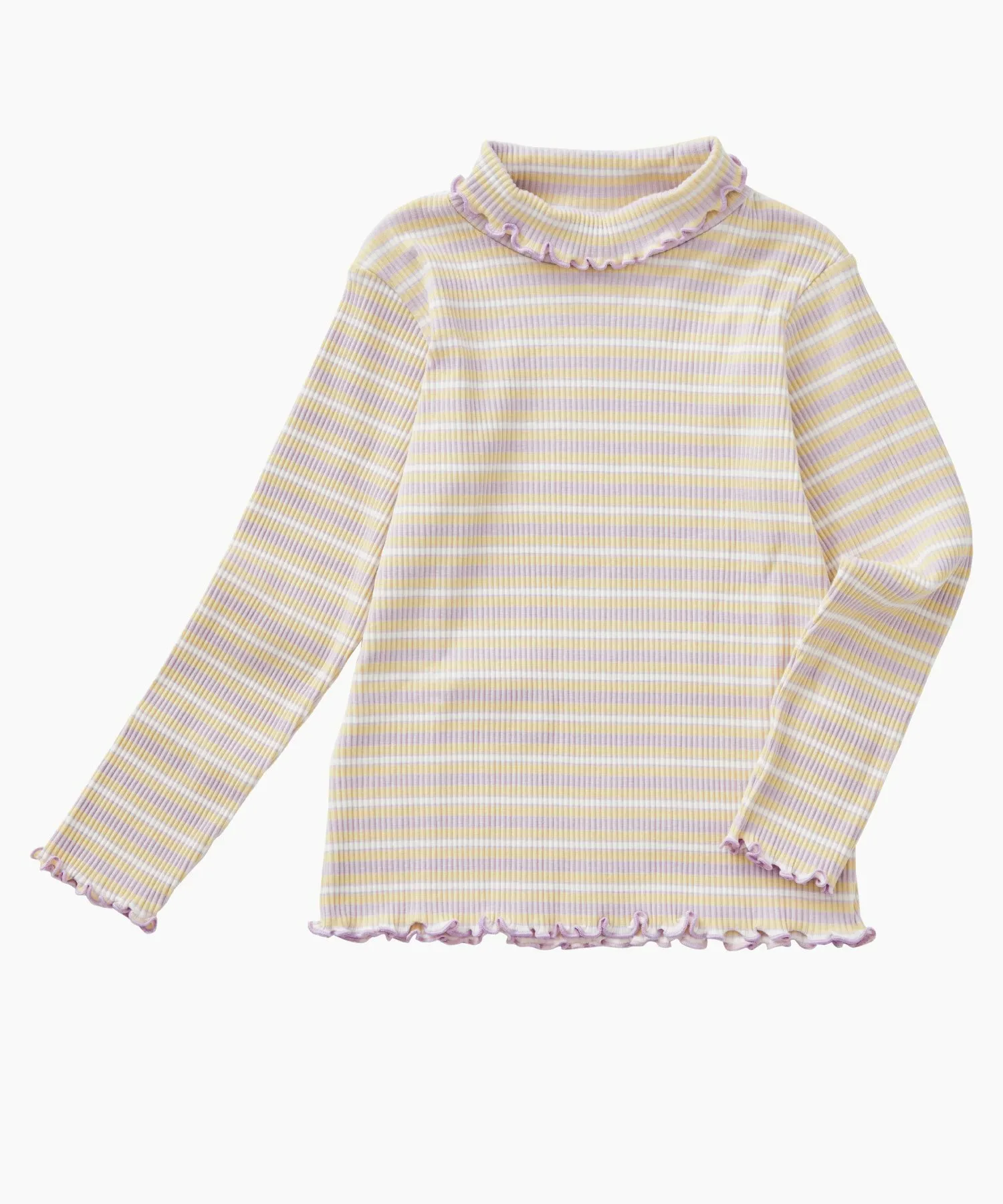 картинка Водолазка в рубчик Ever Closet, Lavender border от магазина Одежда+