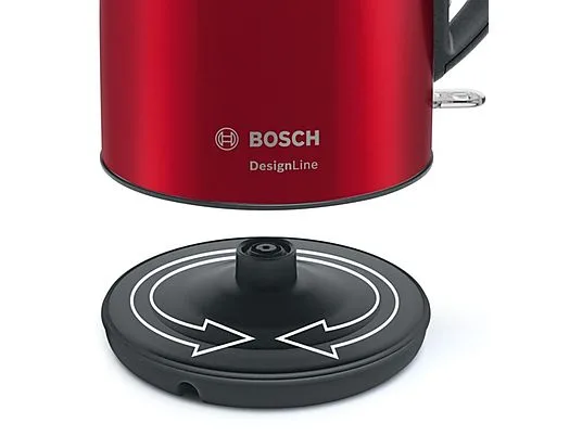 картинка Чайник Bosch TWK 3 P424, красный / серый от магазина Одежда+