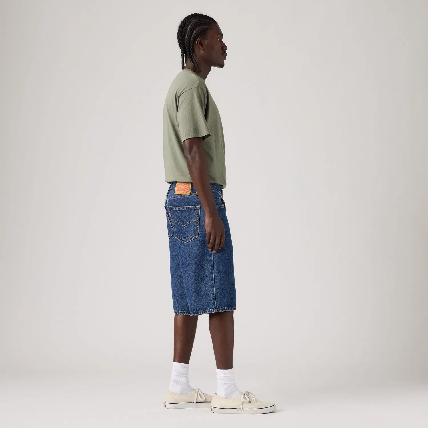 картинка Мужские шорты Levi's 470 Baggy, синий от магазина Одежда+