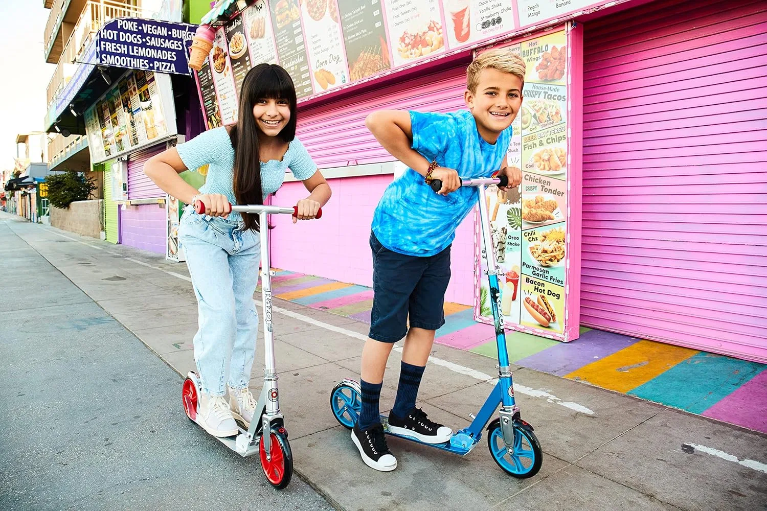 картинка Kick Scooter Razor A5 Lux, Blue от магазина Одежда+
