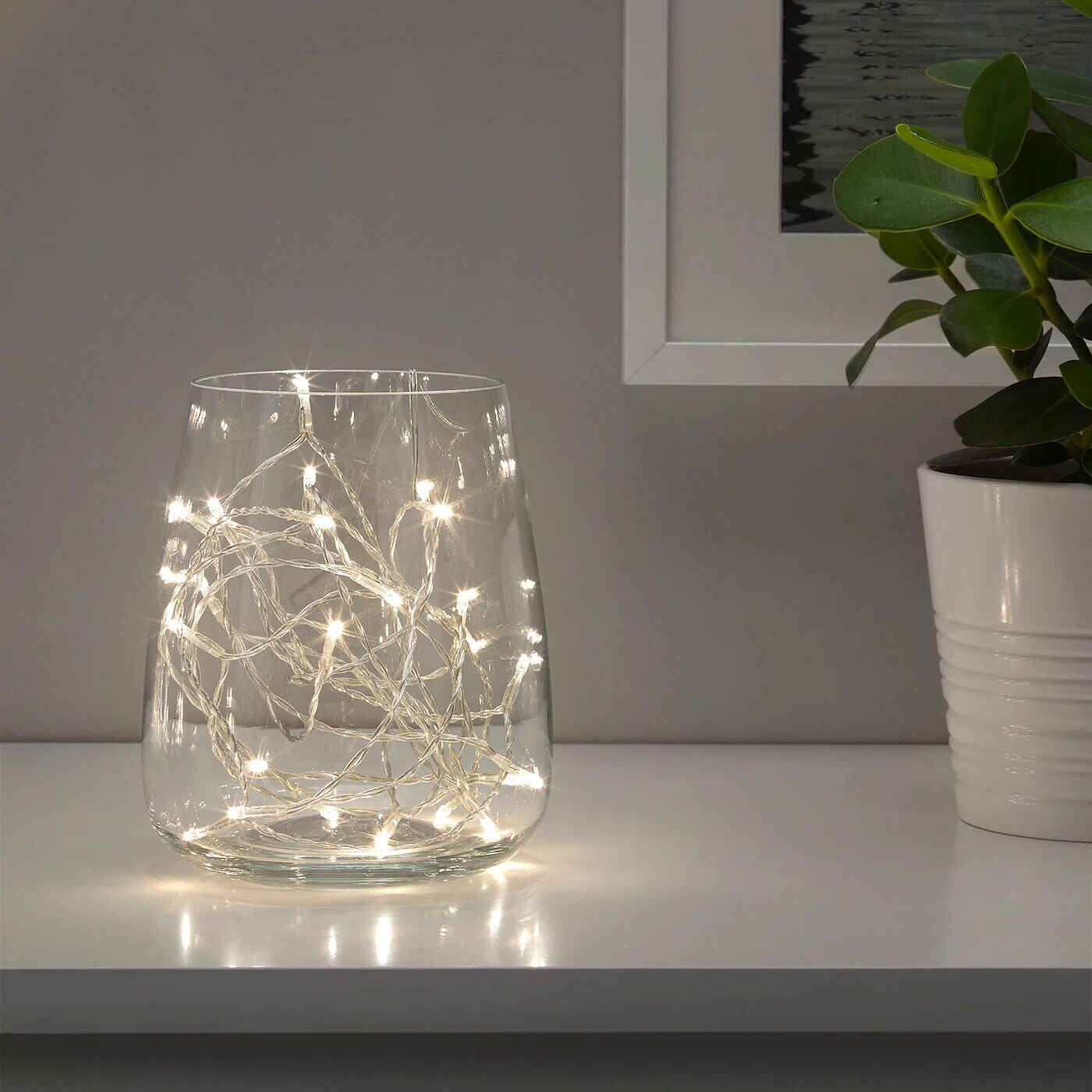 картинка Гирлянды (24), светодиодные, внутри серебристые, LEDFYR IKEA от магазина Одежда+