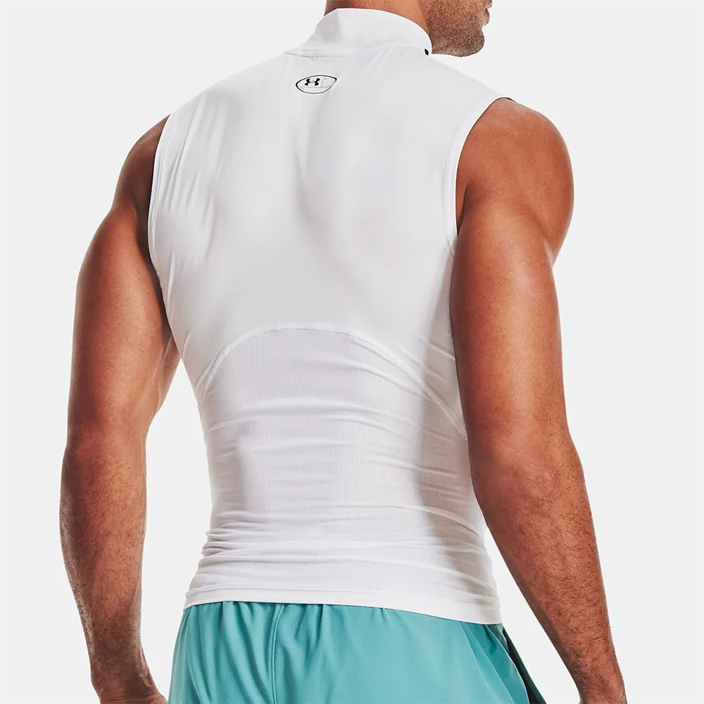 картинка Футболка Under Armour HeatGear Armour Comp Mock, белый от магазина Одежда+