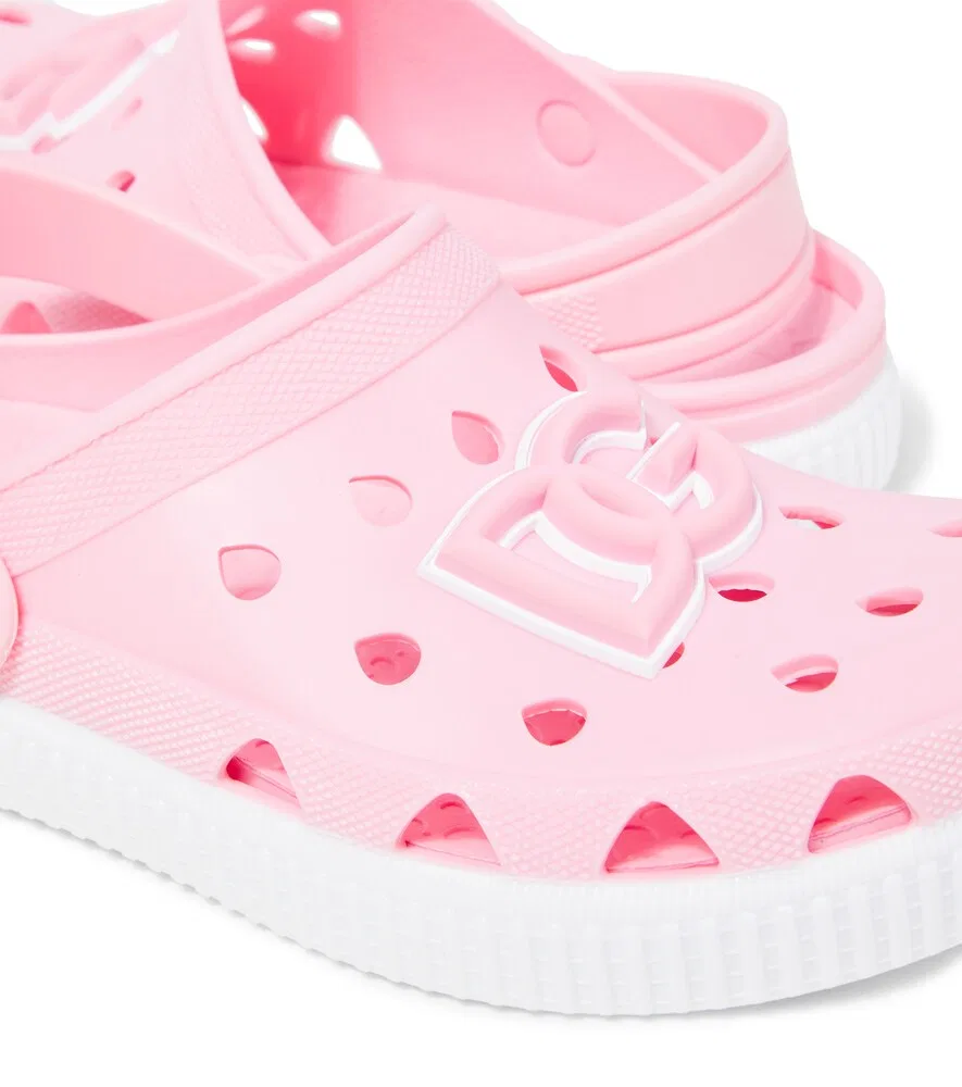 картинка Сабо с ремешком на пятке Dolce&Gabbana Kids, розовый от магазина Одежда+