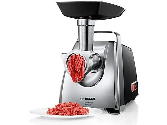 картинка Мясорубка Bosch MFW67440 2000W, черный / серебристый от магазина Одежда+