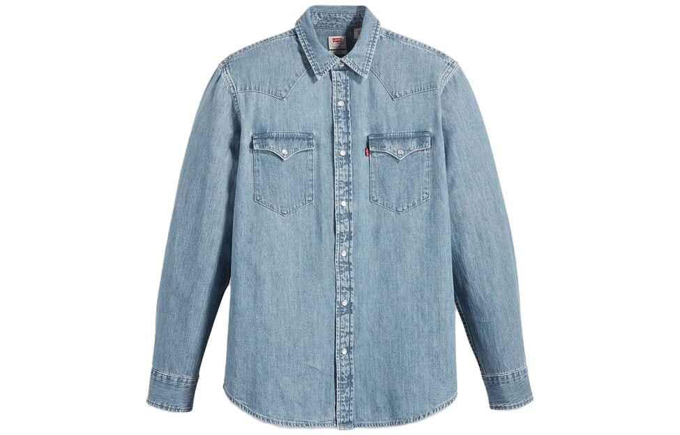 картинка Рубашка Levis Classic Standard Western Denim, светло-синий от магазина Одежда+
