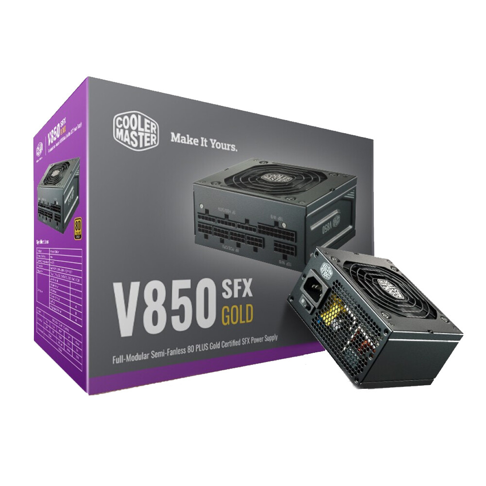 картинка Блок питания Cooler Master V850 SFX GOLD, 850 Вт, черный от магазина Одежда+
